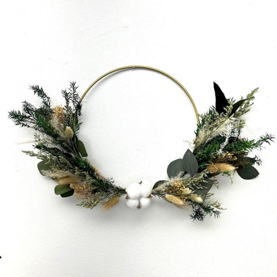 DIY wreaths with preserved florals