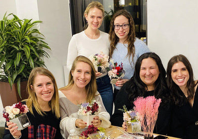Girls’ Night In | DIY Flower Arranging Party