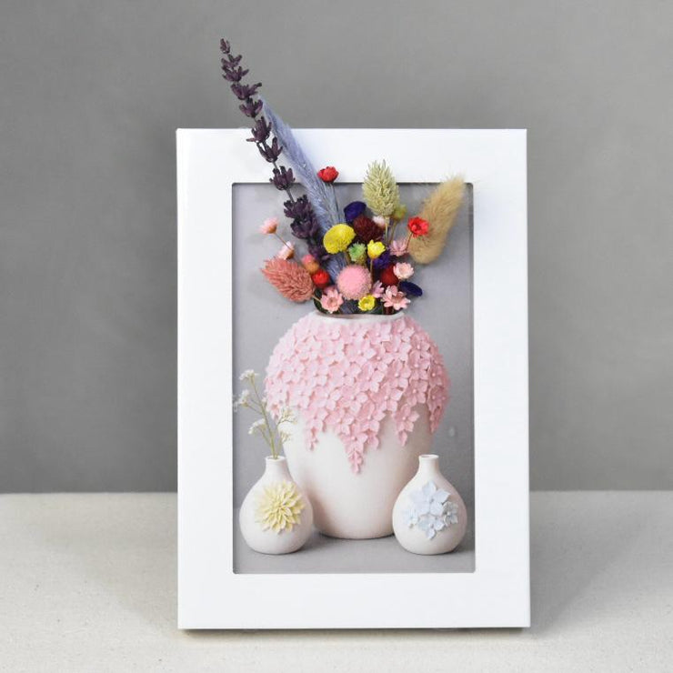 Flower Arranging Meets Framed Artwork - BYOB Workshop in Midtown, NYC