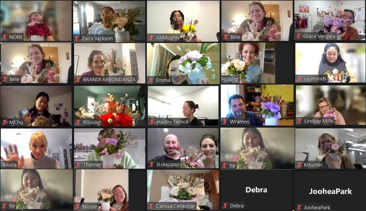 Flower Arranging Meets Framed Artwork — Virtual DIY Workshop