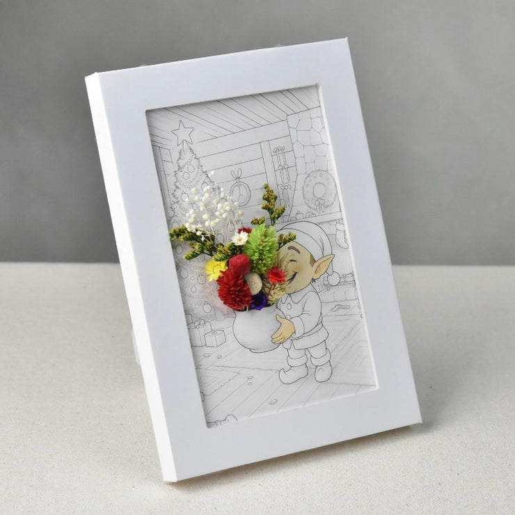 The Jolly Elf (Line-Drawing Version)