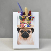 5"x7" BloomDazzle Printed Art Canvas (no frame or flowers)