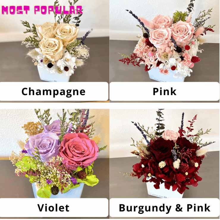 Medium-size floral kit (multiple vase styles and color schemes)