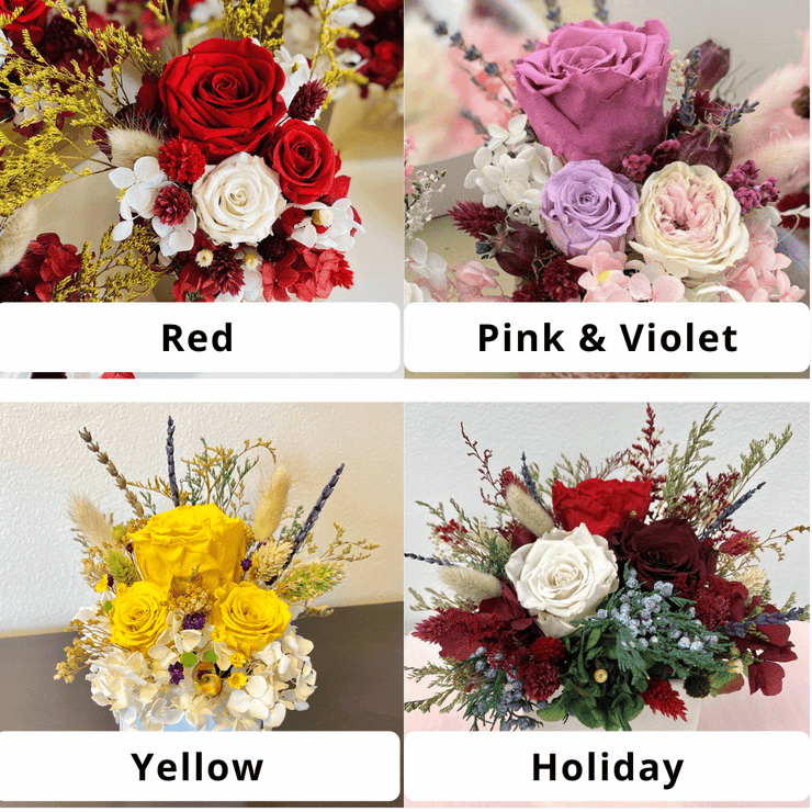 Small-size floral kit (multiple vase styles and color schemes)